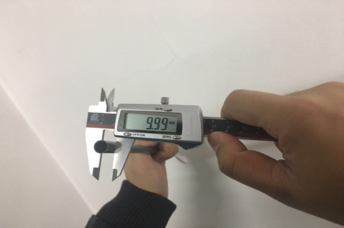 vernier-caliper measure endobag shaft